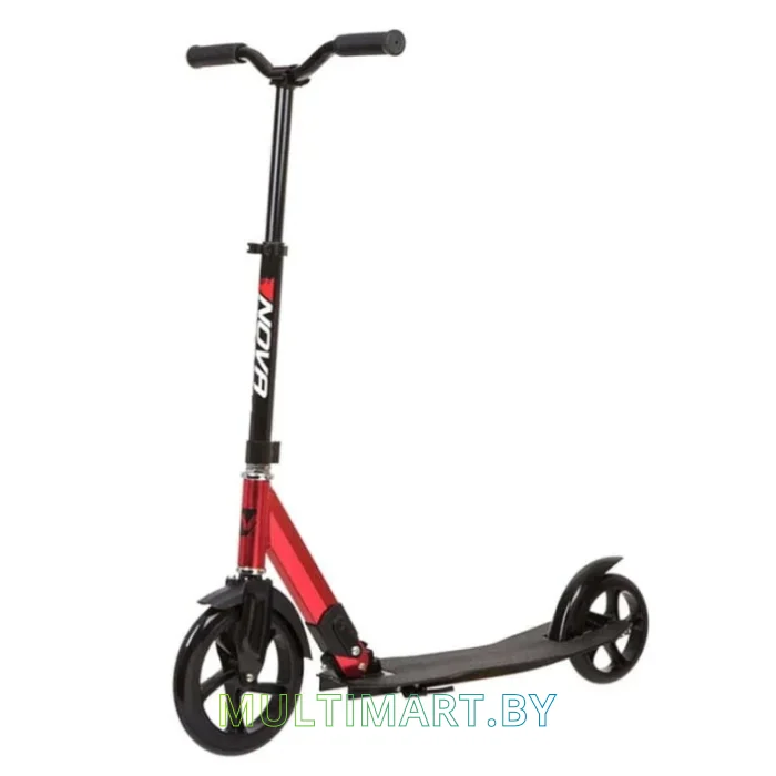 Самокат Novatrack Deft Alloy 180.DEFT.RD22 (красный/черный, 2022)